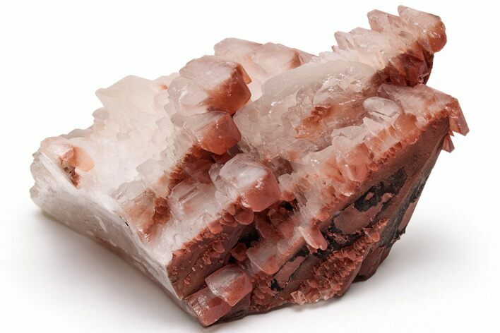 Pagoda Style Calcite Crystals on Calcite - Fluorescent! #215971
